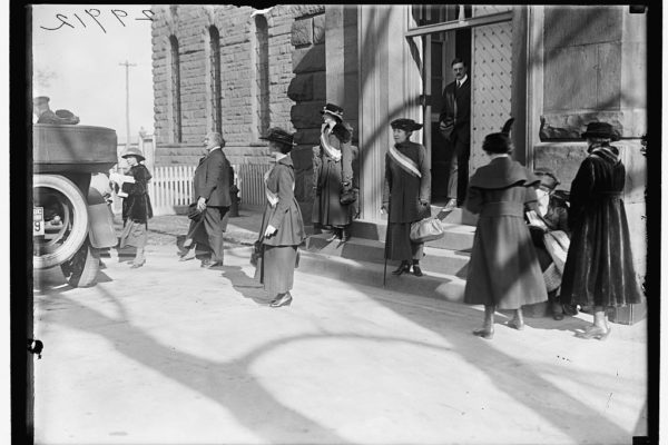 Suffragists Leaving Jail