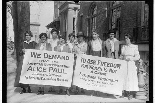 Alice Paul Suffrage Banners