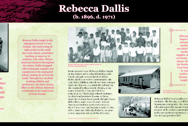 NCWHS Organizational Member, Arizona Women’s Heritage Trail, opens exhibit